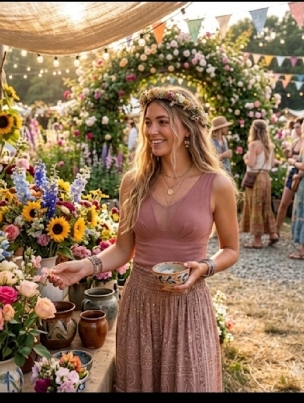 #8 - Free People Sheer Tank Top Light Dusty Rose Pink, Small